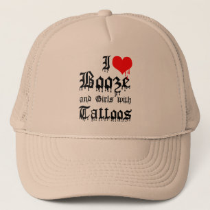 Casquette J'aime des boissons alcoolisées et des filles ave