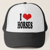 Casquette J'aime des chevaux (Devant)