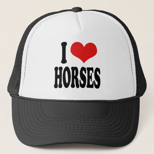 Casquette J'aime des chevaux (Devant)