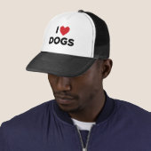 CASQUETTE J'AIME DES CHIENS (En situation)