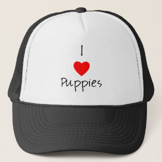 Casquette J'aime des chiots