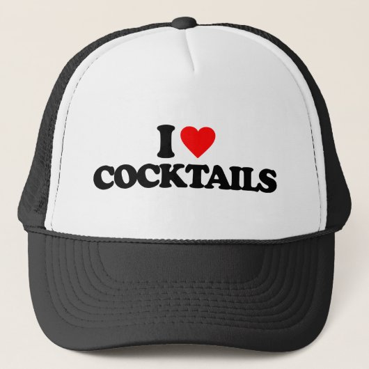 CASQUETTE J'AIME DES COCKTAILS (Devant)