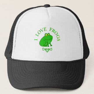 Casquette J'aime des grenouilles
