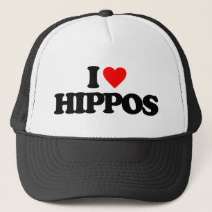 CASQUETTE J'AIME DES HIPPOPOTAMES