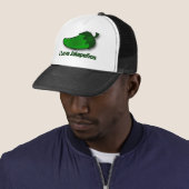 Casquette J'aime des Jalapenos (En situation)