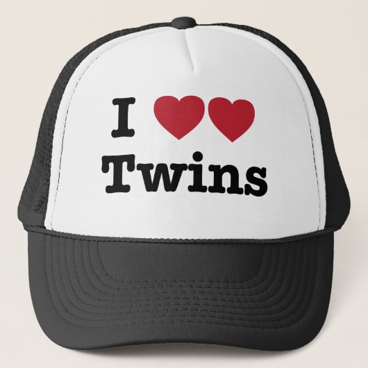 Casquette J'aime des jumeaux (Devant)