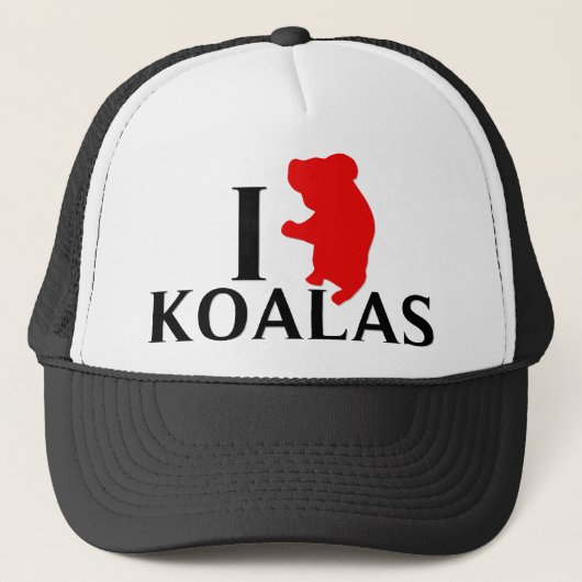 Casquette J'aime des koala (Devant)