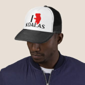 Casquette J'aime des koala (En situation)