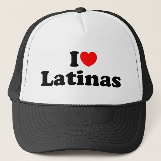 Casquette J'aime des latinas (Devant)