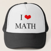 Casquette J'aime des maths (Devant)