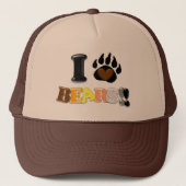 Casquette J'aime des ours (Devant)