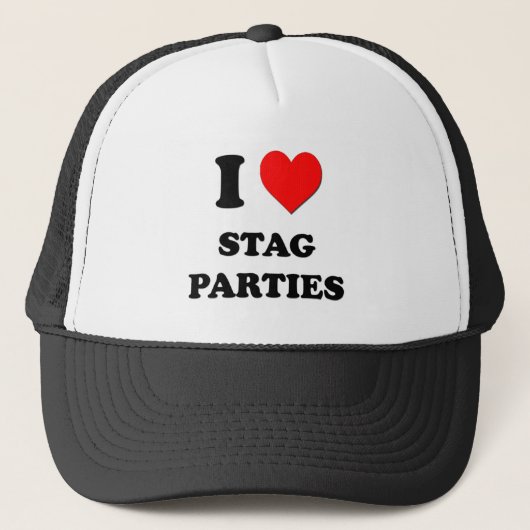 Casquette J'aime des parties de mâle (Devant)