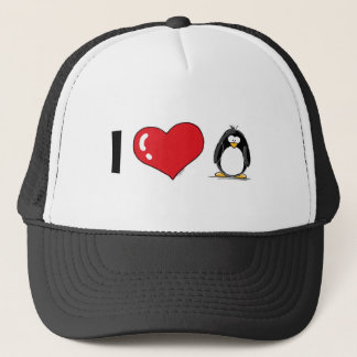 Casquette J'aime des pingouins