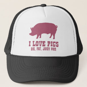 Casquette J'aime des porcs