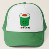 Casquette J'aime des sushi (Devant)