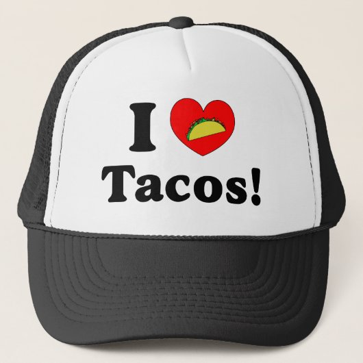 Casquette J'aime des tacos (Devant)