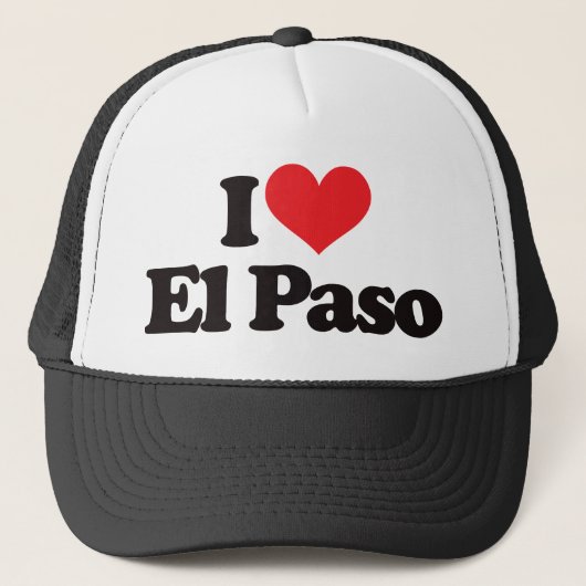 Casquette J'aime El Paso (Devant)