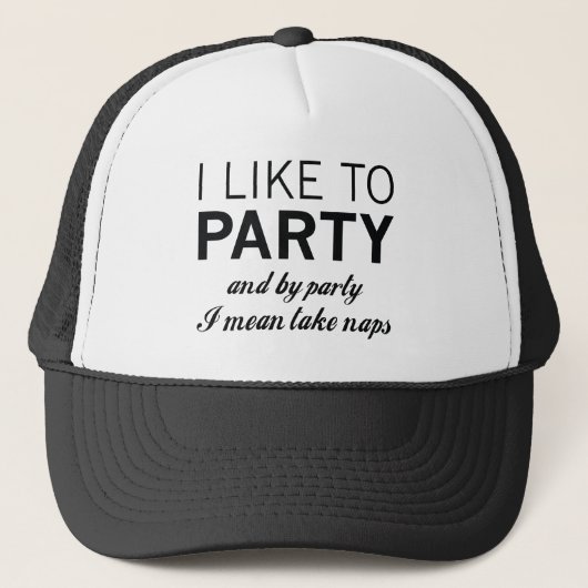 Casquette J'Aime Faire La Fête (Devant)