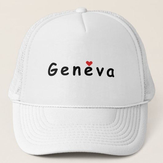 Casquette J'aime Genève (Devant)
