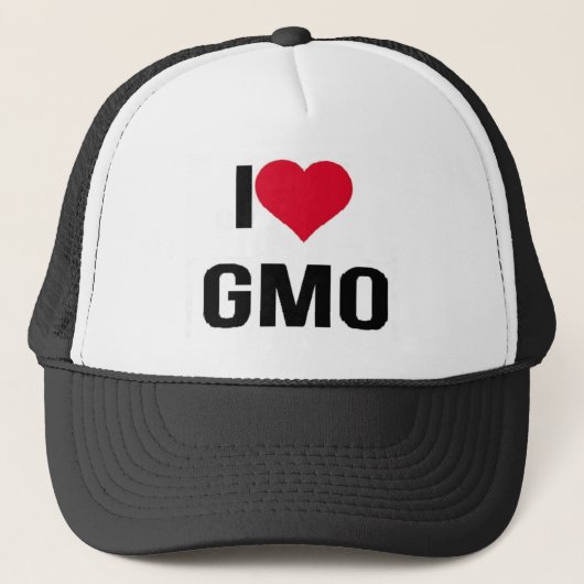 Casquette J'aime GMO (Devant)