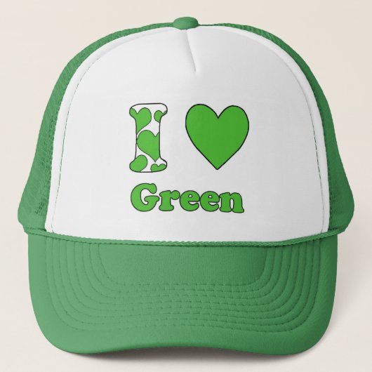 Casquette J'aime Green (Devant)