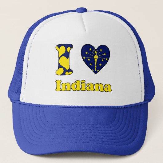 Casquette J'aime Indiana (Devant)
