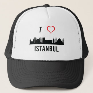 Casquette J'aime Istanbul Skyline Turc Kurde Zazaki