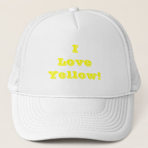 Casquette J'aime Jaune