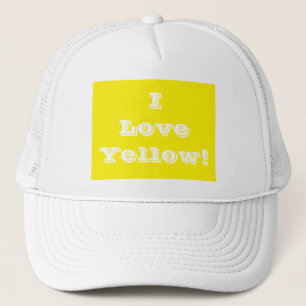 Casquette J'aime Jaune