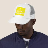 Casquette J'aime Jaune (En situation)