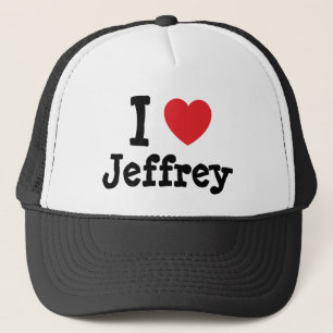 Casquette J'aime Jeffrey coeur T-Shirt
