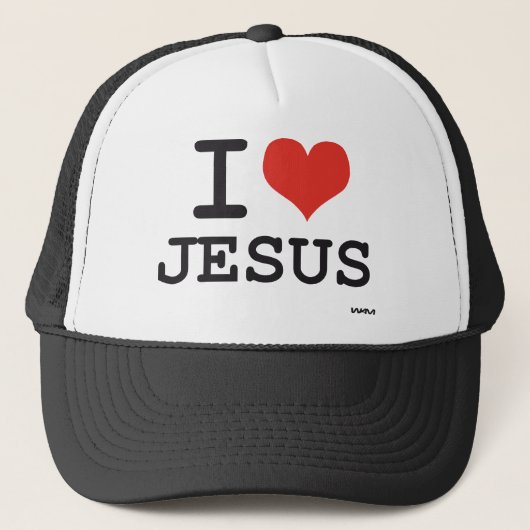 Casquette J'aime Jésus (Devant)