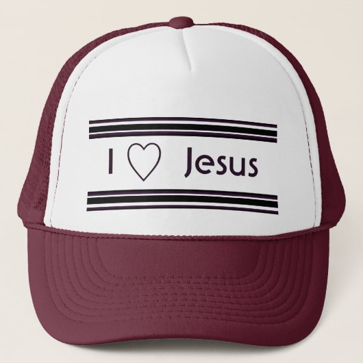 Casquette J'aime Jésus (Devant)