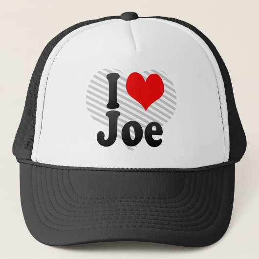 Casquette J'aime Joe (Devant)