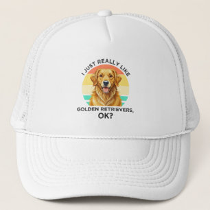 Casquette J'aime Juste Vraiment les Golden Retrievers, OK ?