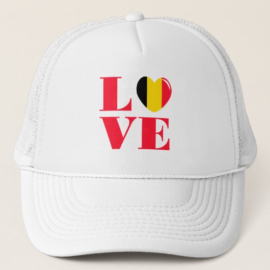 Casquette J'aime la Belgique (Devant)