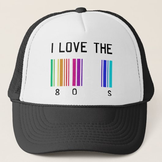 Casquette J'aime la conception 80´s (Devant)