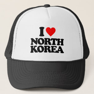 CASQUETTE J'AIME LA CORÉE DU NORD