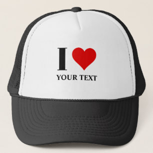 Casquette J'aime la coutume J'aime chapeau camionneur