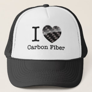 Casquette J'aime la fibre de carbone