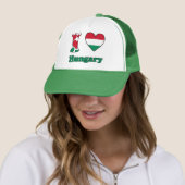 Casquette J'aime la Hongrie (En situation)