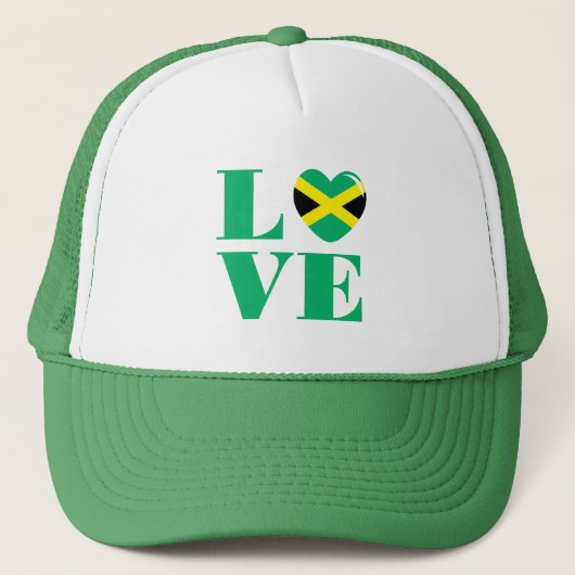 Casquette J'aime la Jamaïque (Devant)