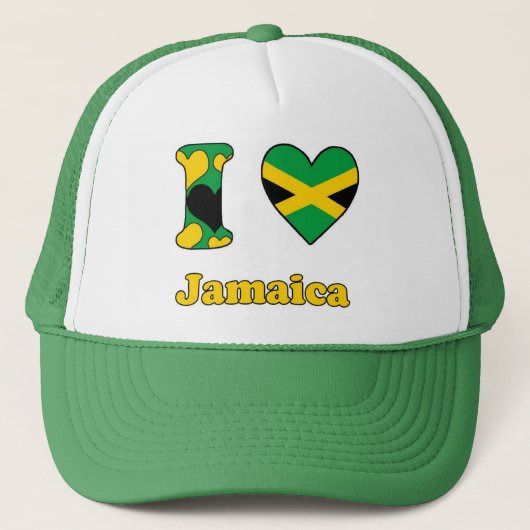 Casquette J'aime la Jamaïque (Devant)