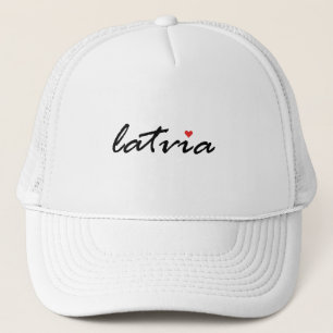 Casquette J'aime la Lettonie