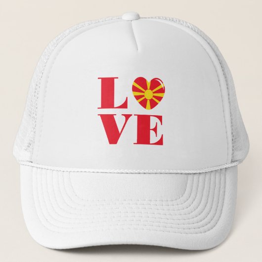Casquette J'aime la Macédoine (Devant)