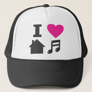 Casquette J'aime la musique de maison