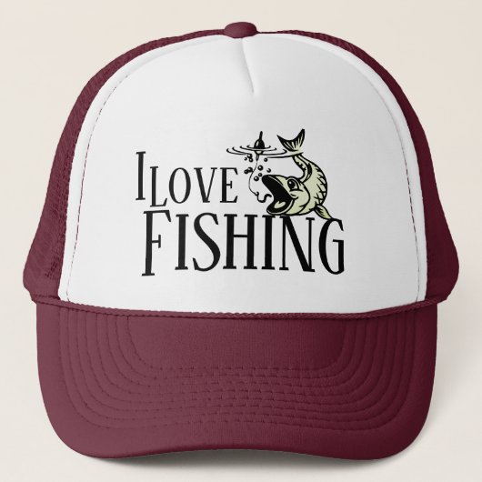Casquette J'aime la pêche (Devant)