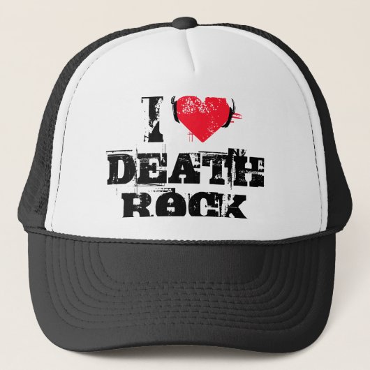 Casquette J'aime la roche de la mort (Devant)