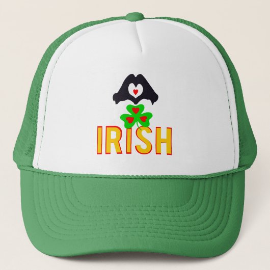 Casquette ❤ J'aime la Saint-Patrick (Devant)