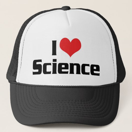 Casquette J'aime la science du cœur (Devant)